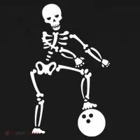 Bowling Ball Floss like A Boss Skeleton Kids Long Sleeve Shirt thumb 2