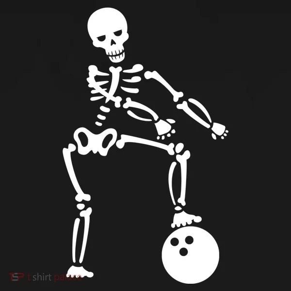 Bowling Ball Floss like A Boss Skeleton Kids Long Sleeve Shirt