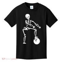Bowling Ball Floss like A Boss Skeleton Kids T-Shirt thumb 0
