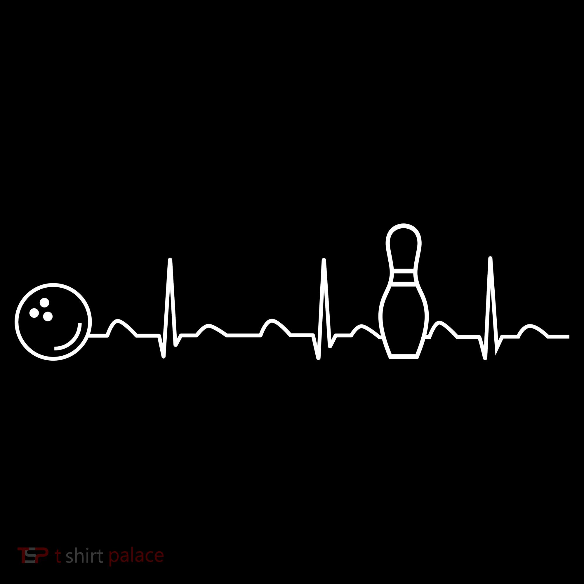 Bowling Lifeline Heartbeat Pulse USA-Made Doggie Bandana