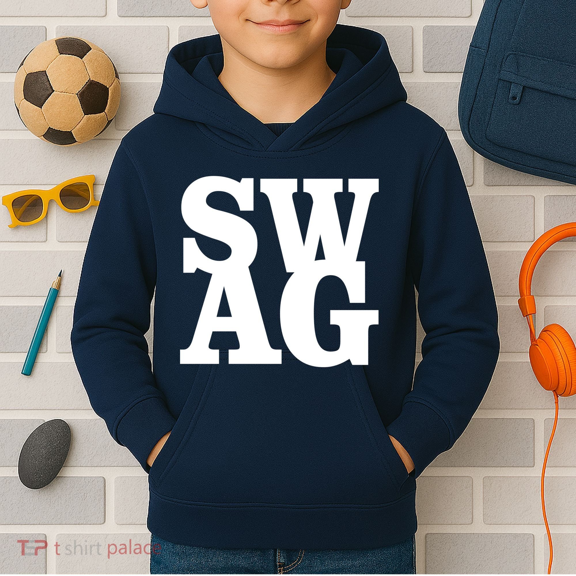 Boxed Swag Logo Kids Hoodie