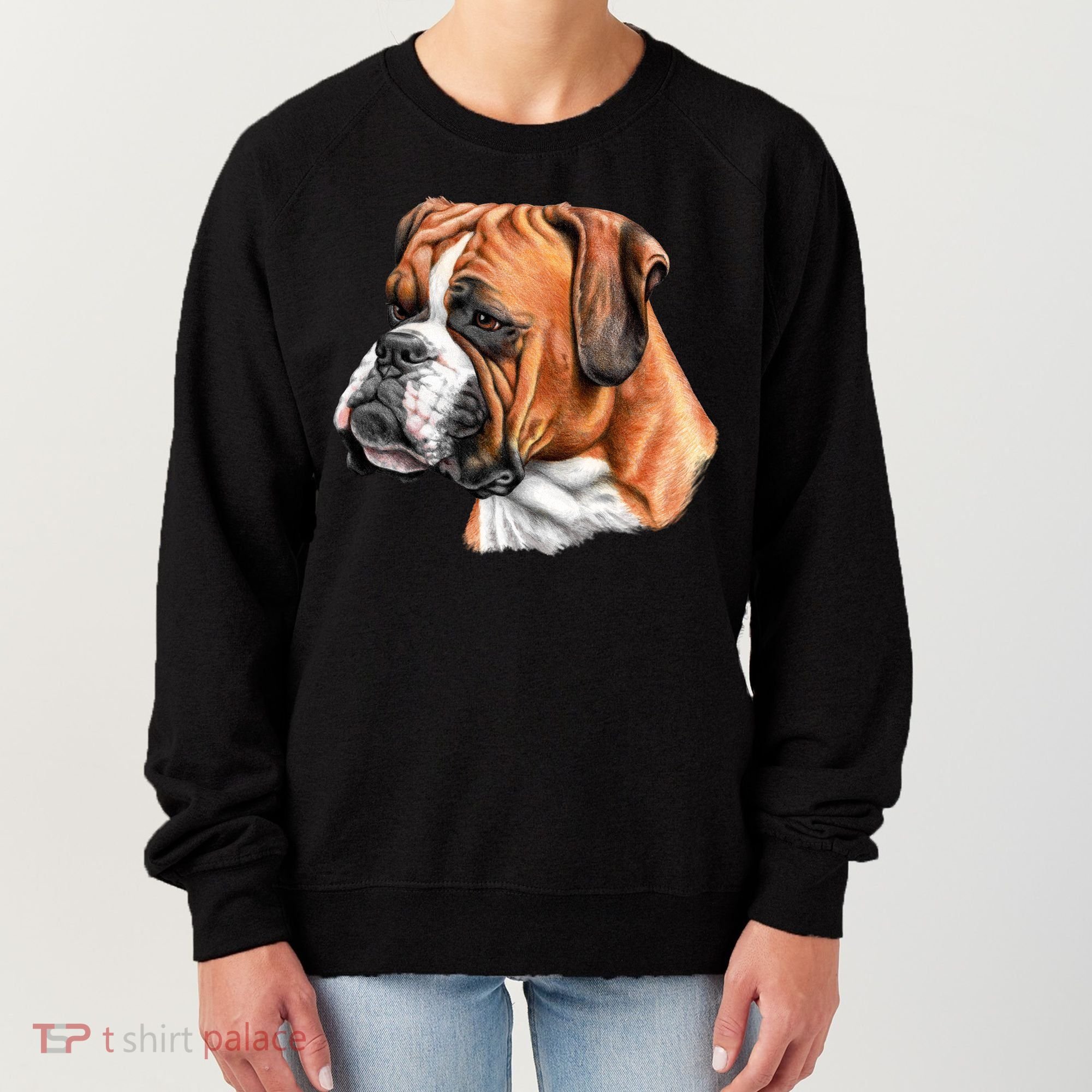 Boxer Face Women's Sweatshirt