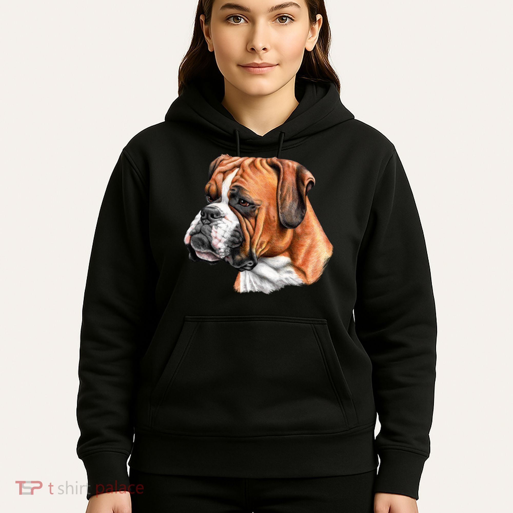 Boxer Face Hoodie