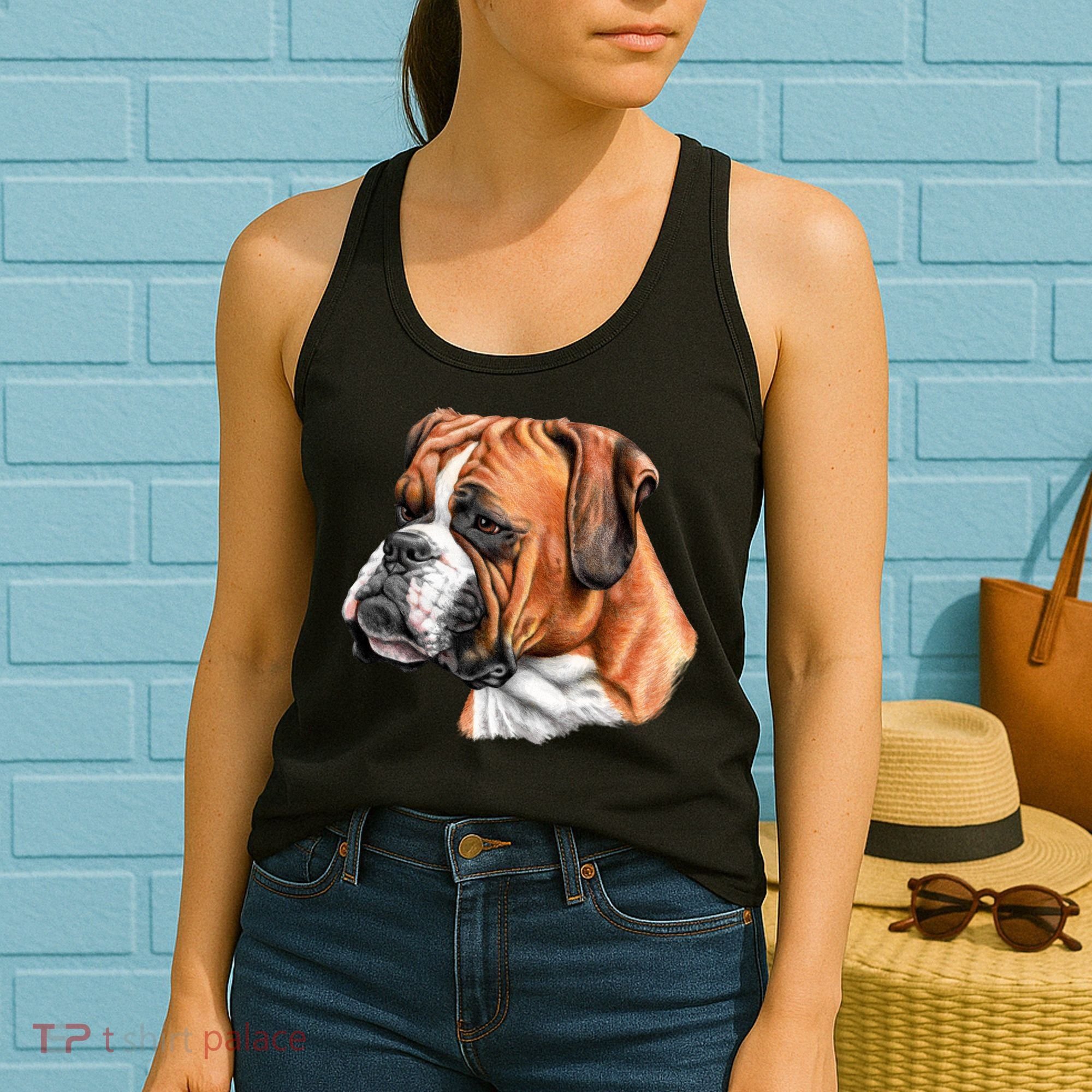 Boxer Face Women's Tank Top