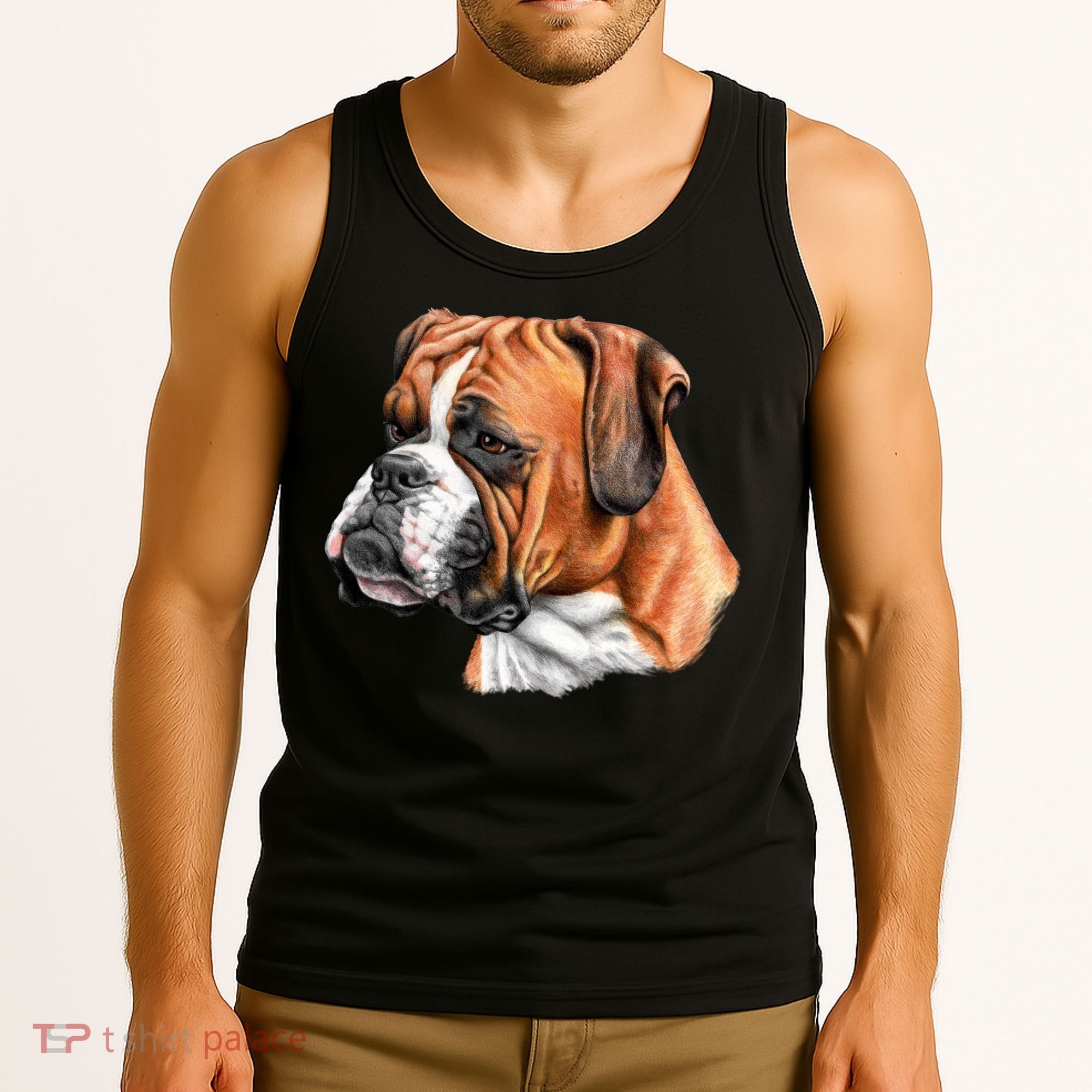Boxer Face Tank Top