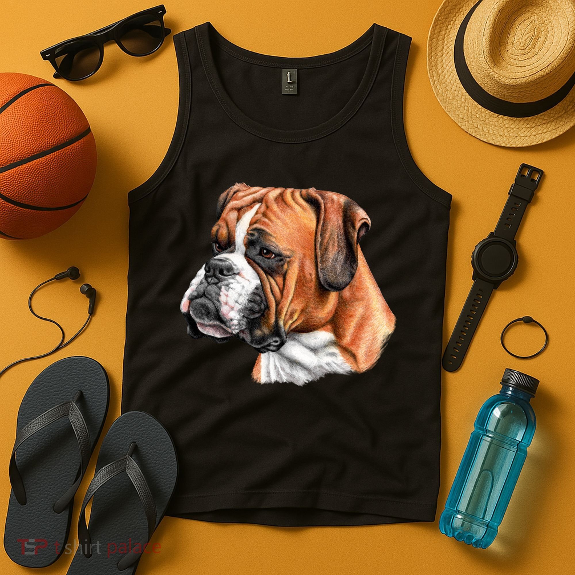 Boxer Face Tank Top