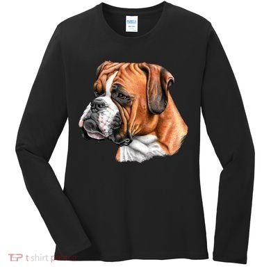 Boxer Face Women's Long Sleeve Shirt