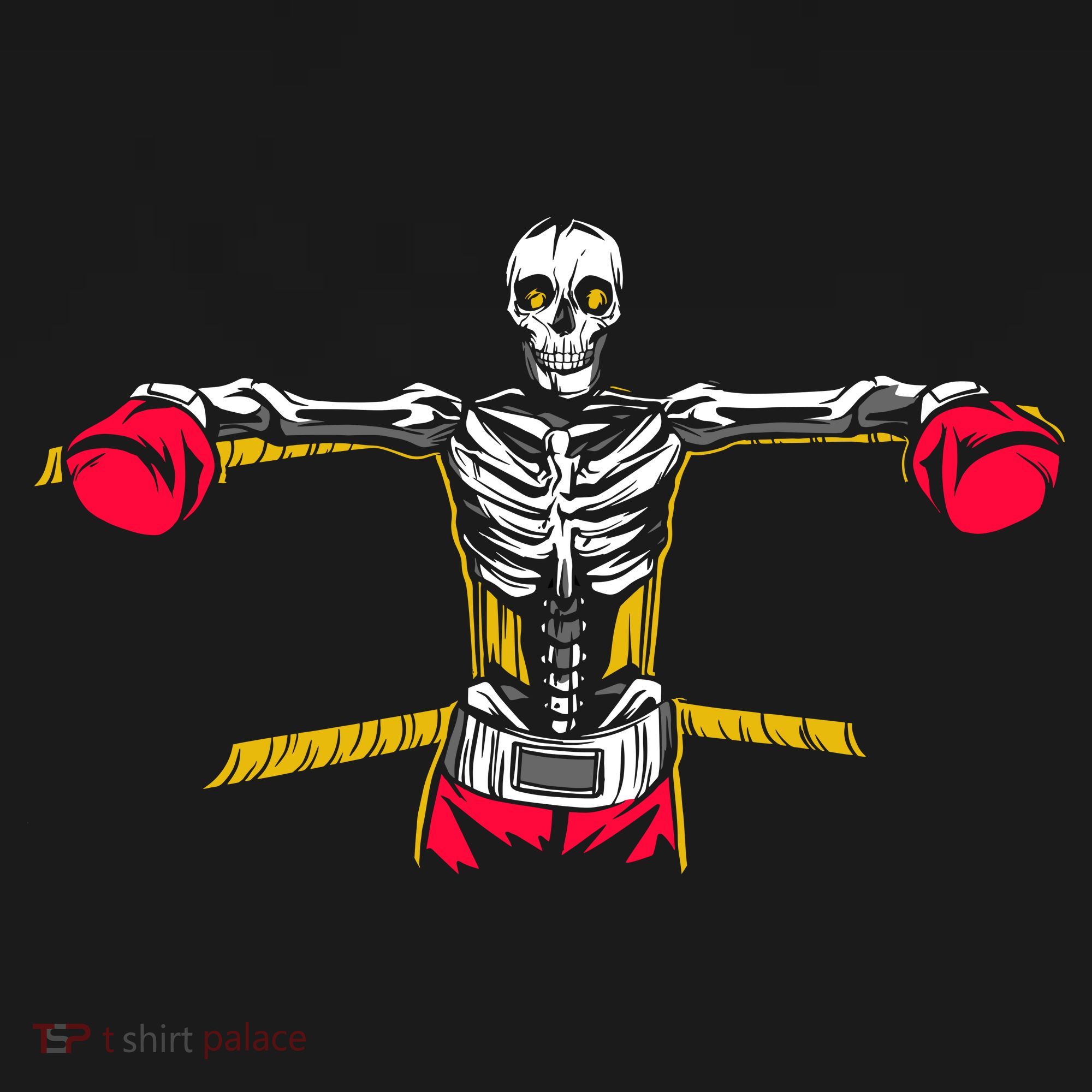Boxing Skeleton Bucket Hat