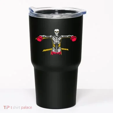 Boxing Skeleton Tumbler