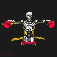 Boxing Skeleton Ornament thumb 1
