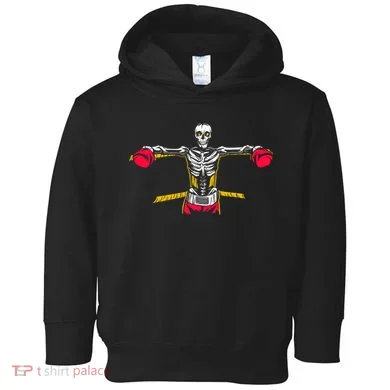 Boxing Skeleton Toddler Hoodie