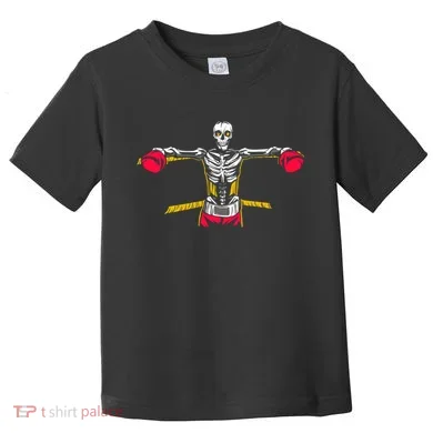 Boxing Skeleton Toddler T-Shirt