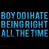 Boy Do I Hate Being Right All The Time Backpack thumb 2