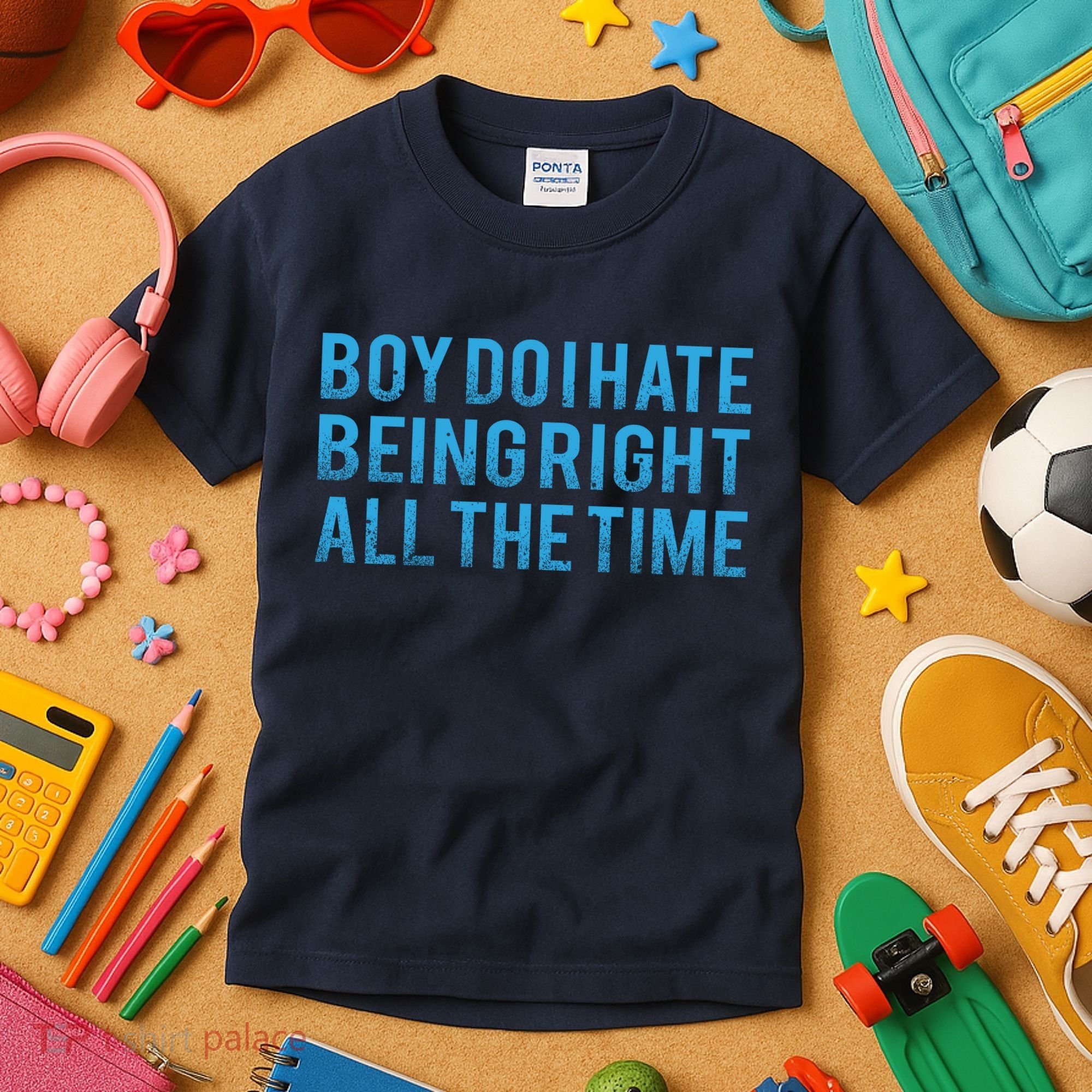 Boy Do I Hate Being Right All The Time Kids T-Shirt