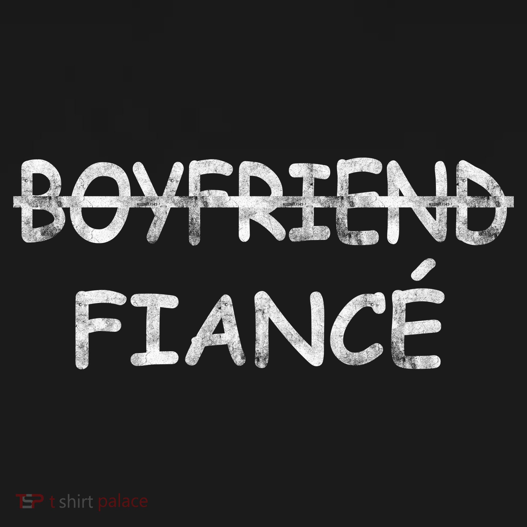 Boyfriend Fiance Engagement Party Apron