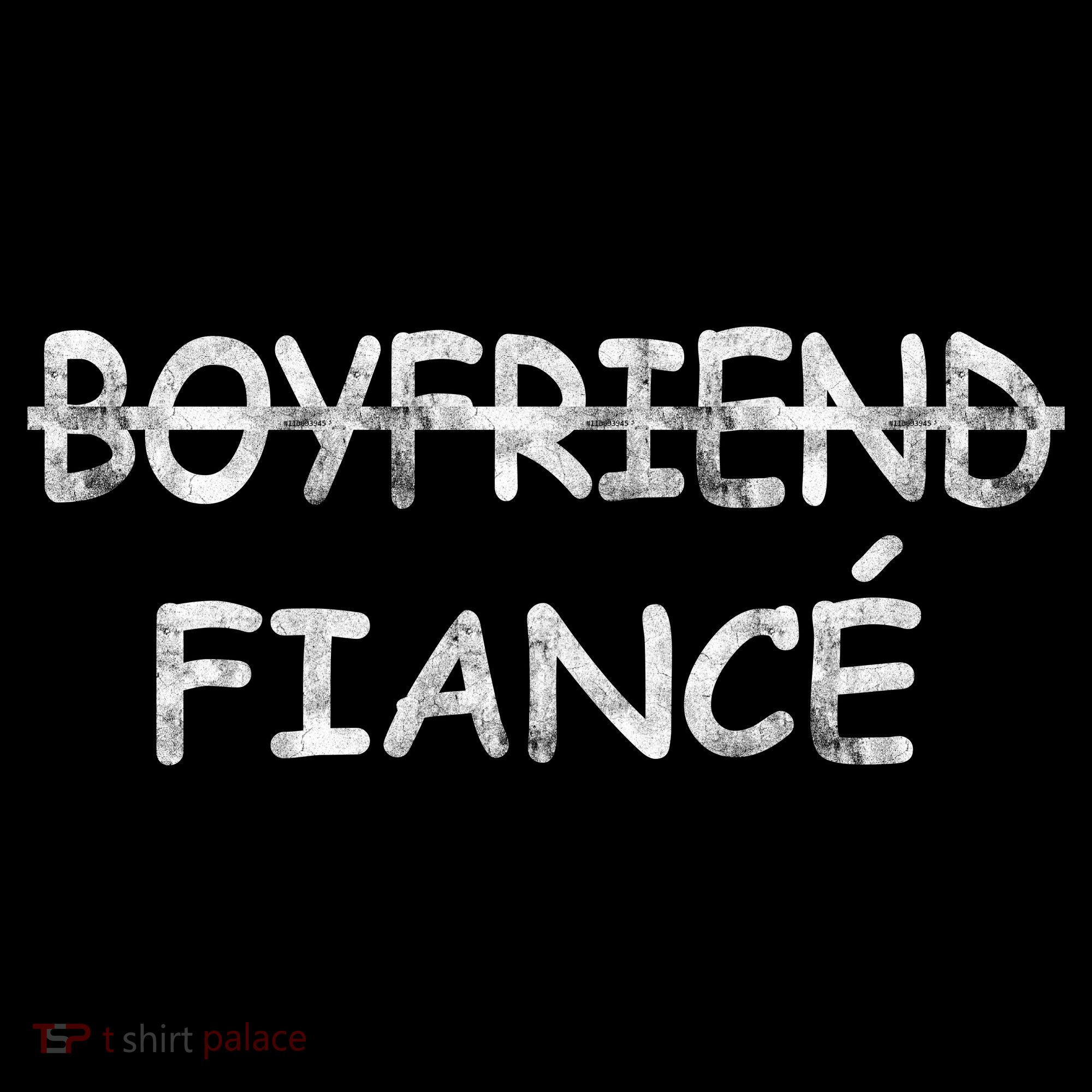 Boyfriend Fiance Engagement Party T-Shirt