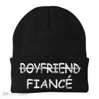 Boyfriend Fiance Engagement Party Beanie thumb 0