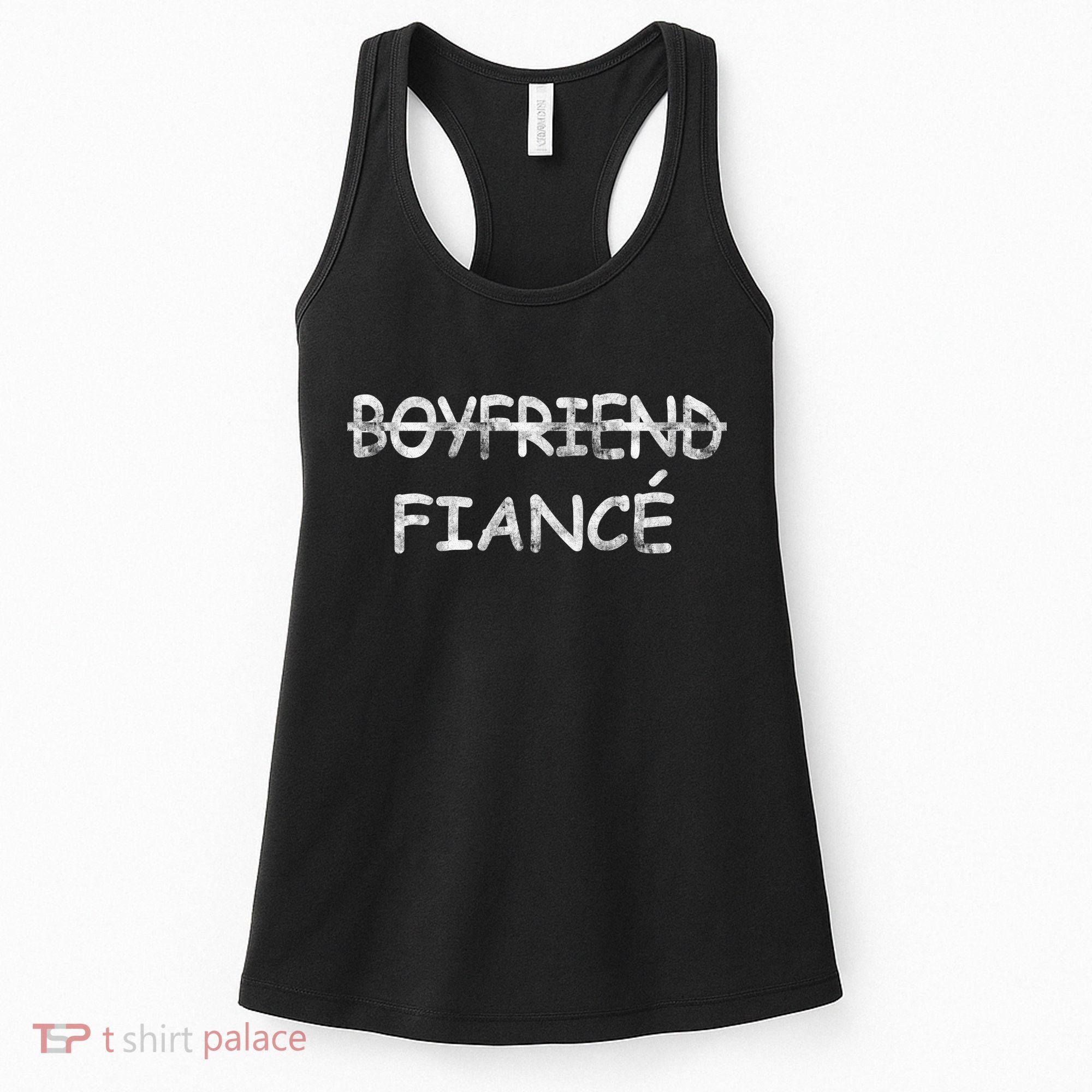 Boyfriend Fiance Engagement Party Women's Tank Top