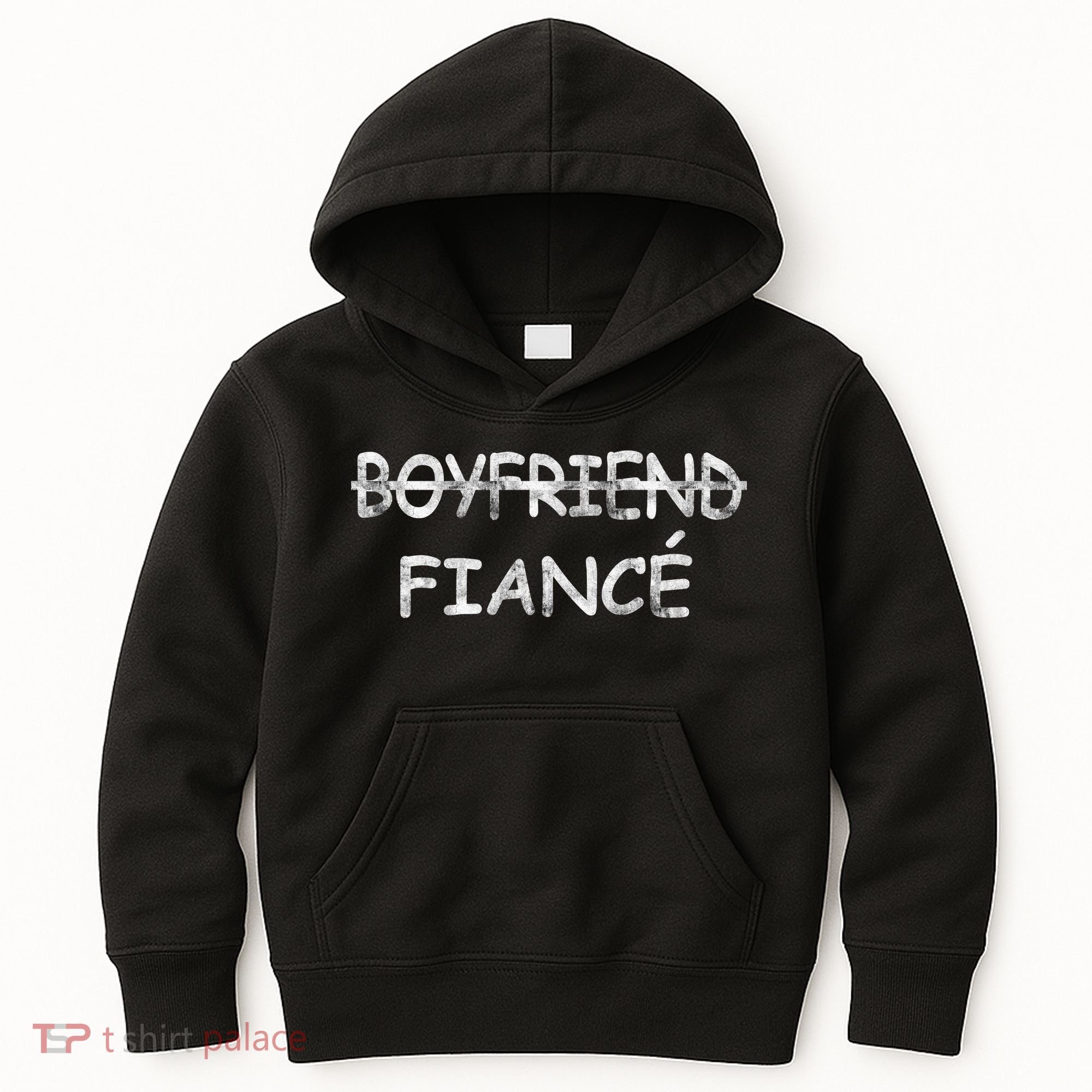 Boyfriend Fiance Engagement Party Kids Hoodie