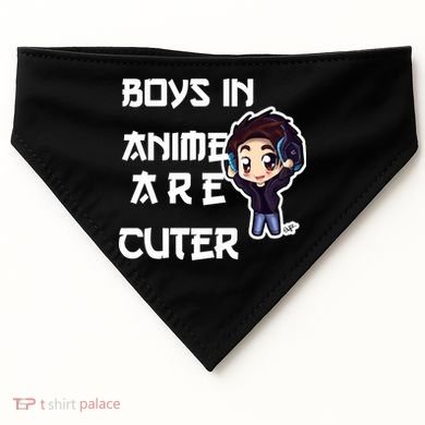Boys In Anime Are Cuter USA-Made Doggie Bandana