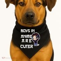 Boys In Anime Are Cuter USA-Made Doggie Bandana thumb 1