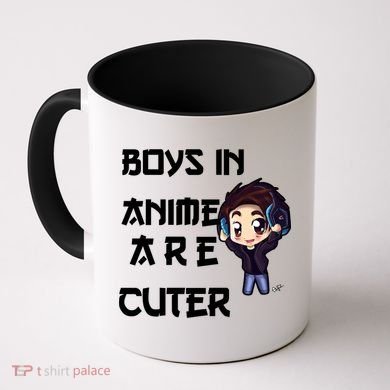Boys In Anime Are Cuter Coffee Mug