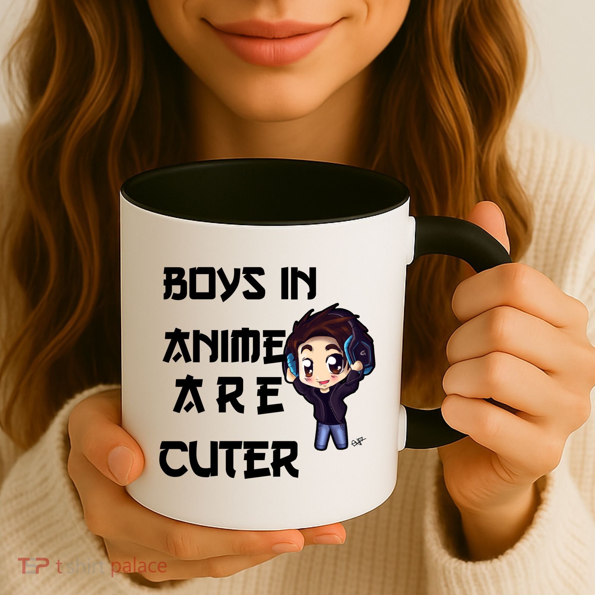 Boys In Anime Are Cuter Coffee Mug