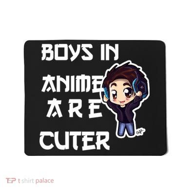 Boys In Anime Are Cuter Mousepad