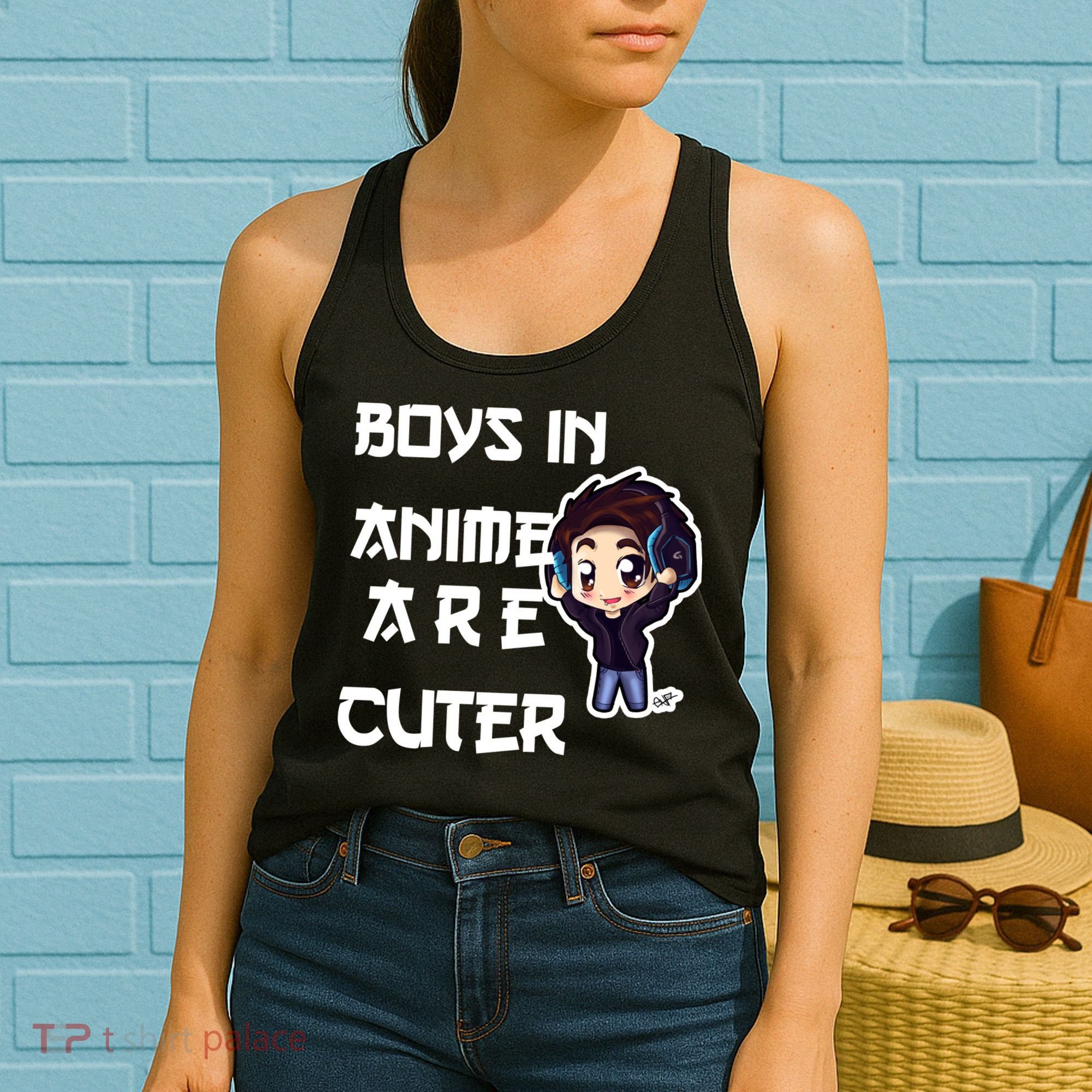 Boys In Anime Are Cuter Women's Tank Top