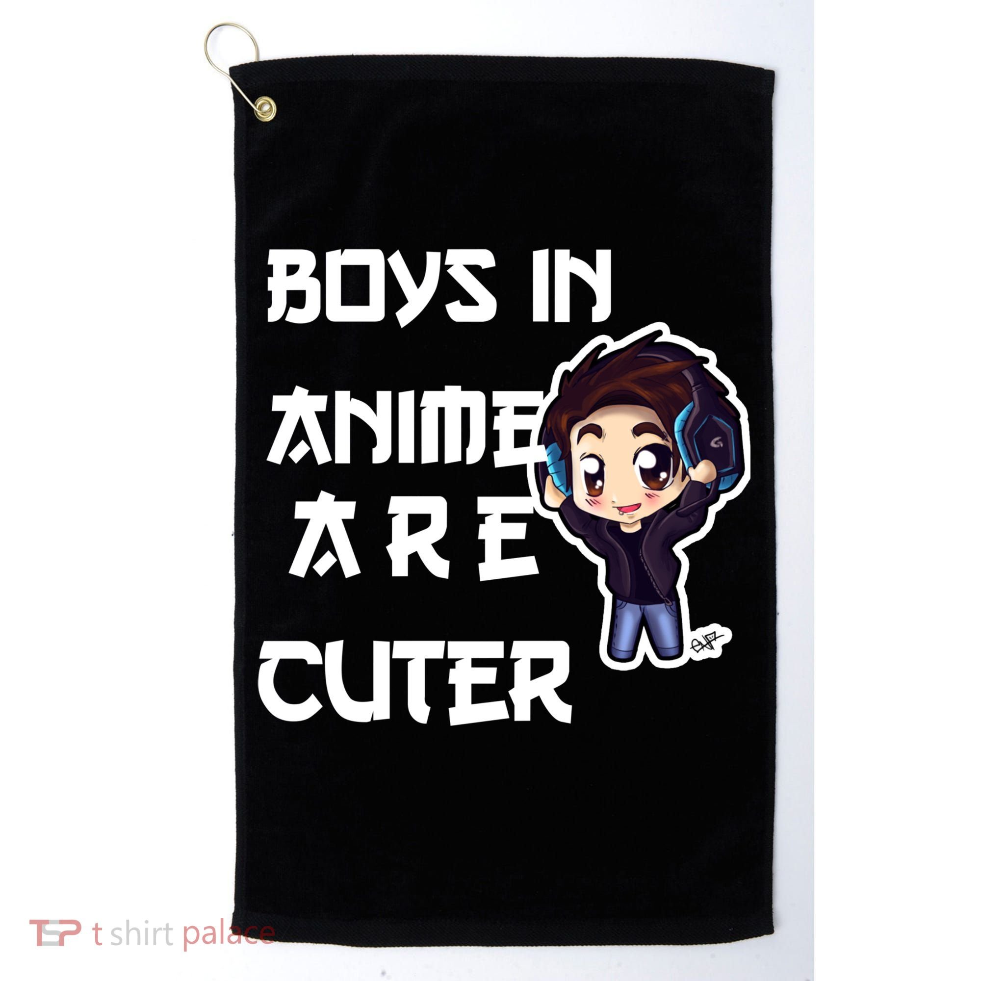 Boys In Anime Are Cuter Golf Towel