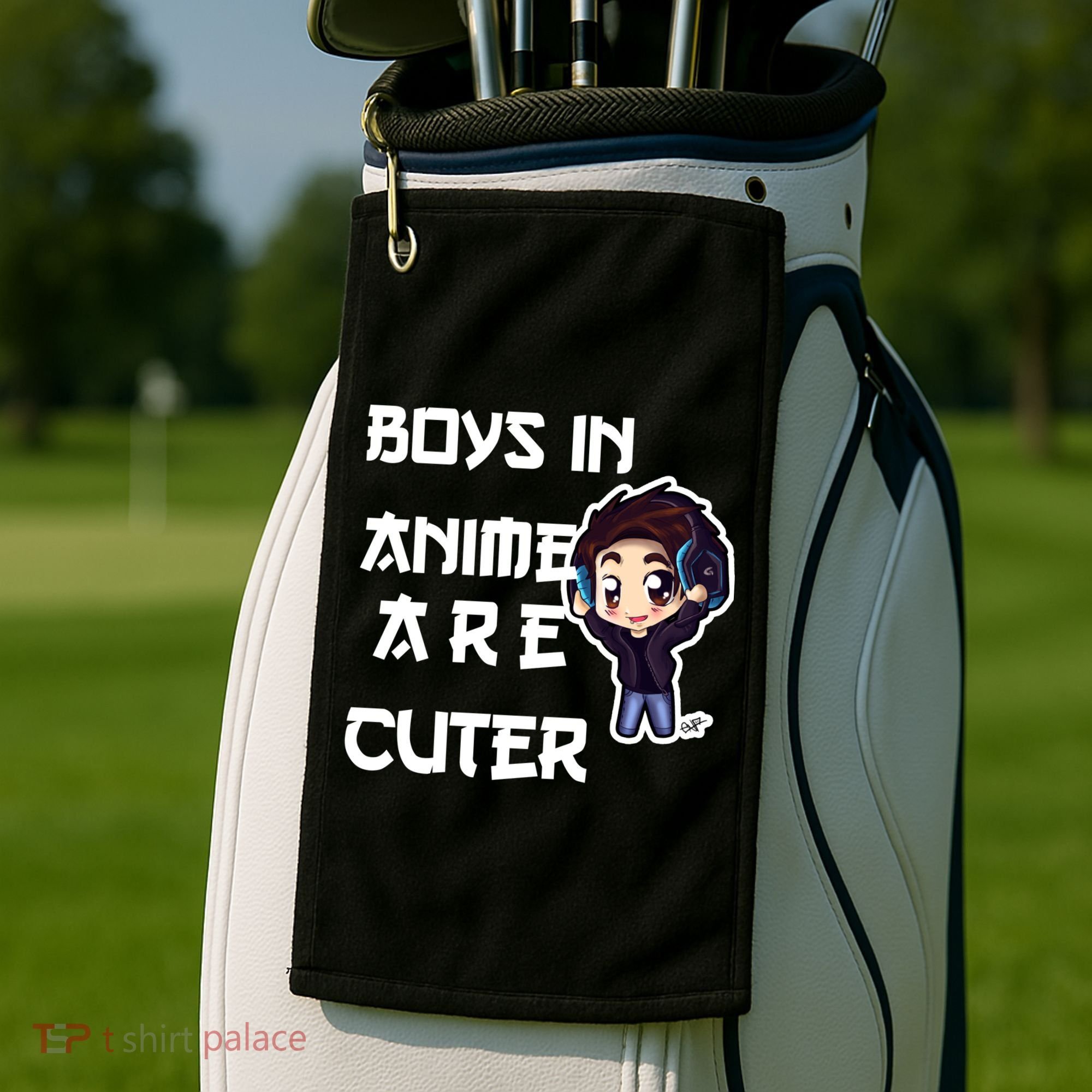 Boys In Anime Are Cuter Golf Towel