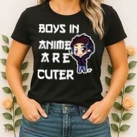 Boys In Anime Are Cuter Women's T-Shirt thumb 2