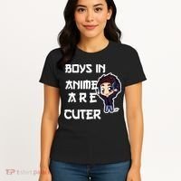 Boys In Anime Are Cuter Women's T-Shirt thumb 4