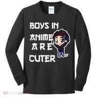 Boys In Anime Are Cuter Kids Long Sleeve Shirt thumb 0