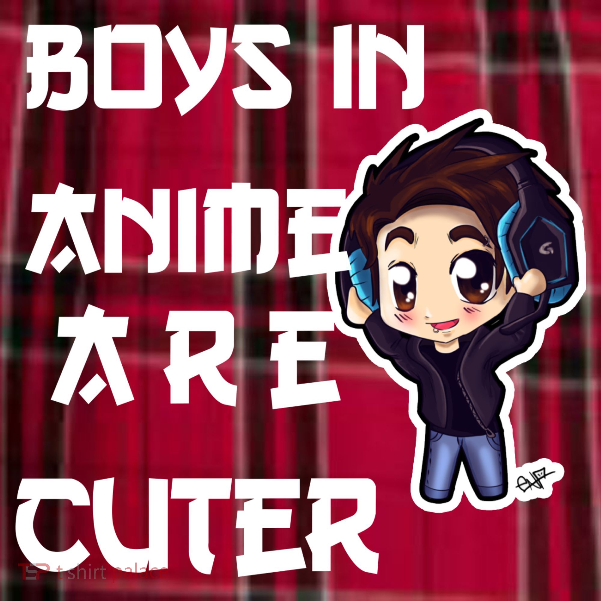 Boys In Anime Are Cuter Women's Flannel Plaid Pajama Pants