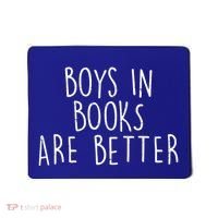 Boys In Books Are Better Funny Mousepad thumb 0