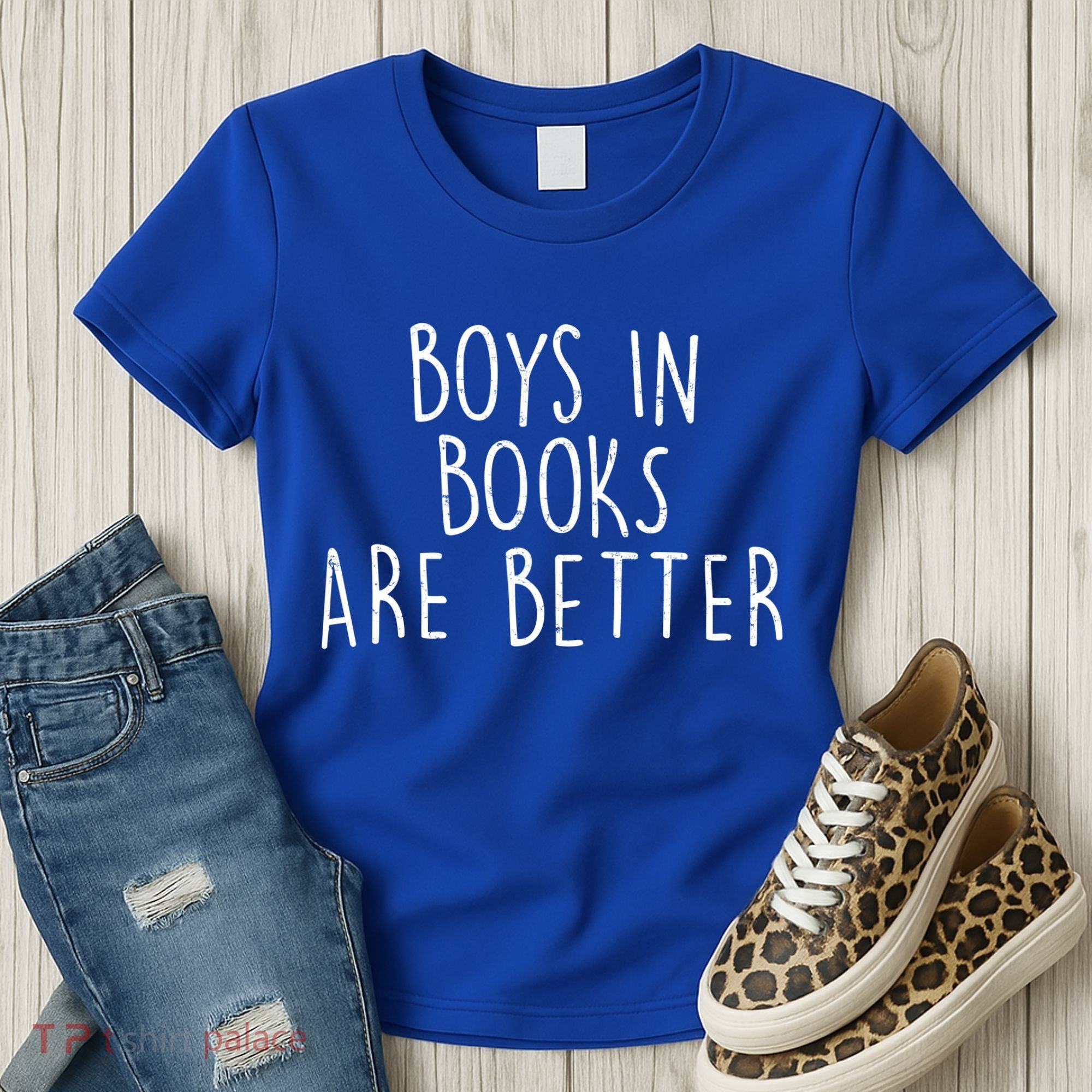 Boys In Books Are Better Funny Women's T-Shirt