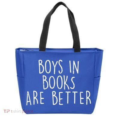 Boys In Books Are Better Funny Tote Bag