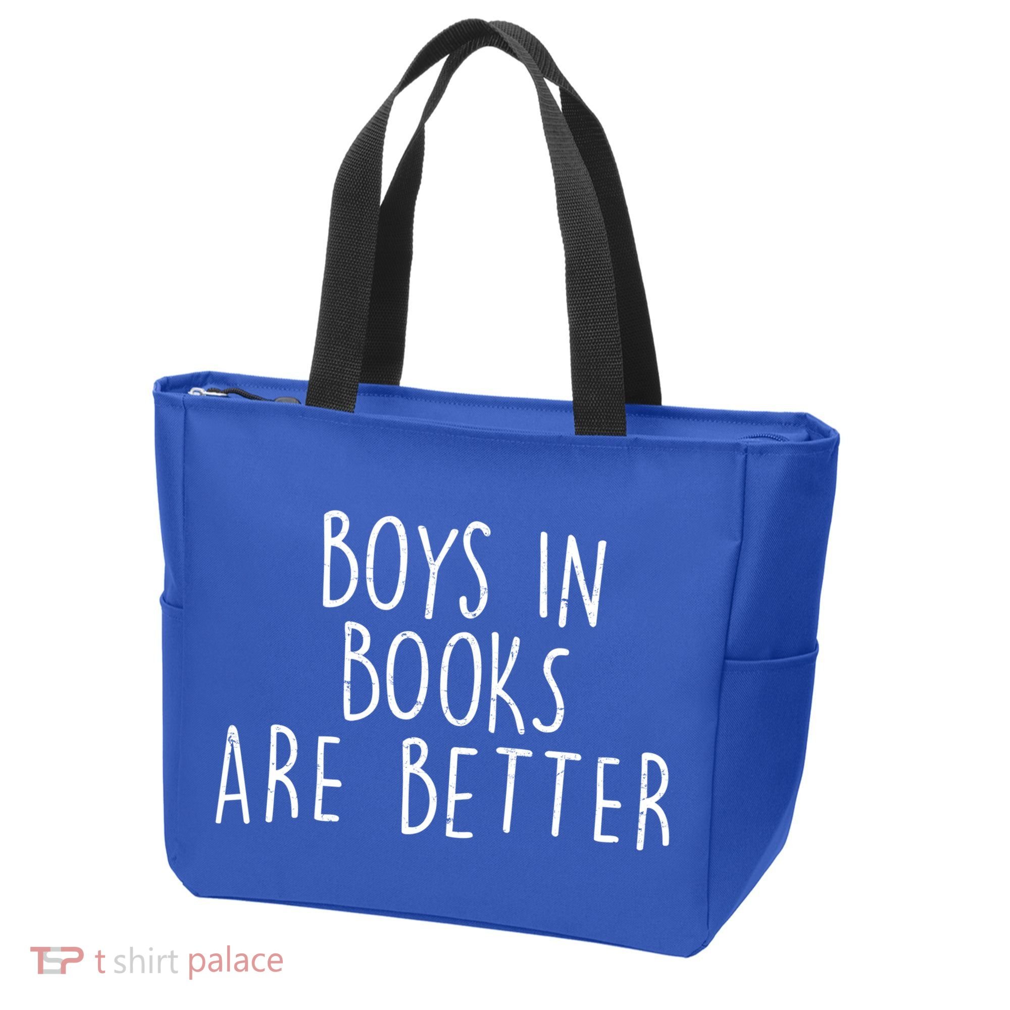 Boys In Books Are Better Funny Tote Bag