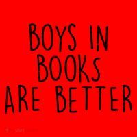 Boys In Books Are Better Funny Santa Hat thumb 1