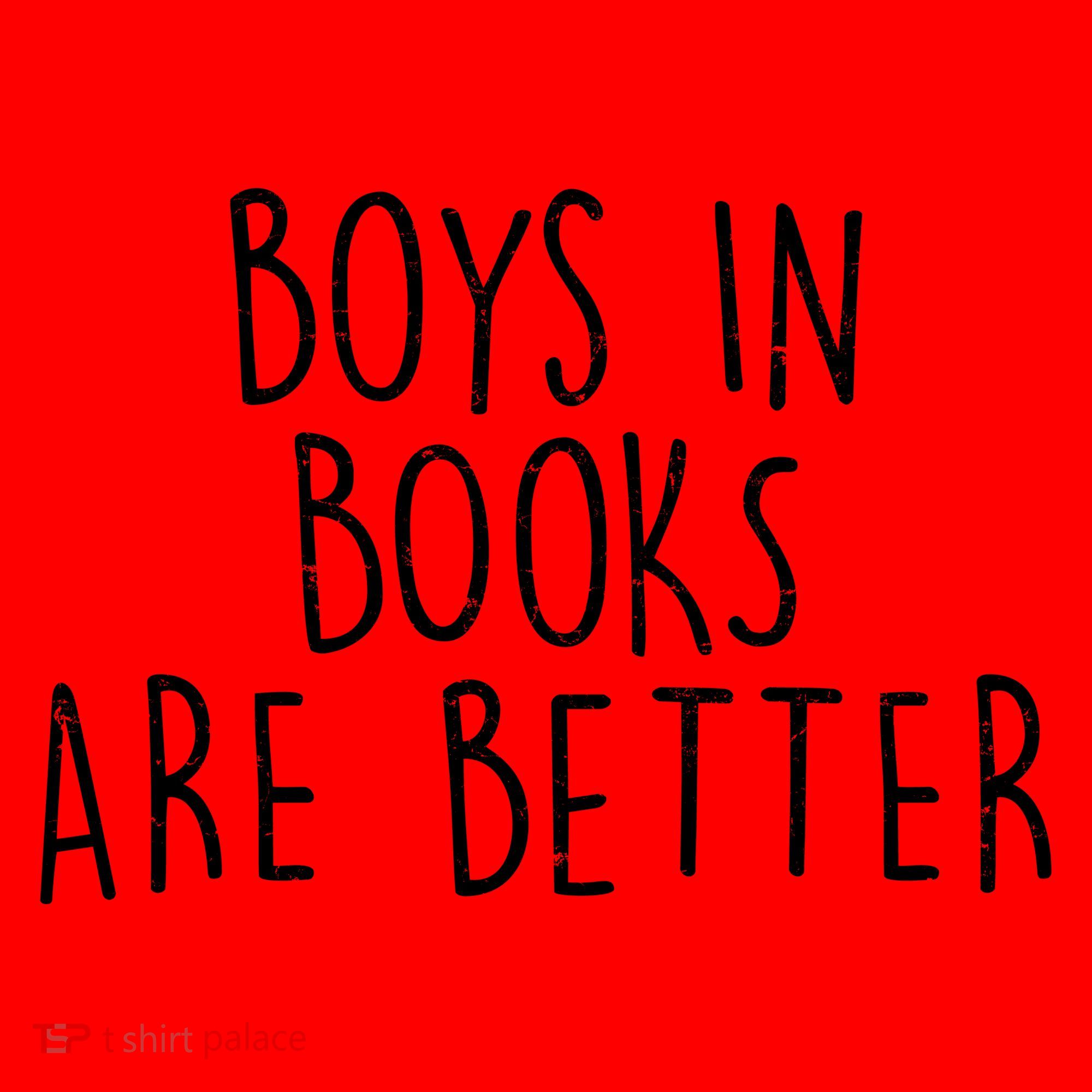 Boys In Books Are Better Funny Santa Hat
