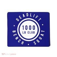 Back Print 1000lb Club Powerlifting Barbell Strong Novelty Cool Gift Mousepad thumb 0