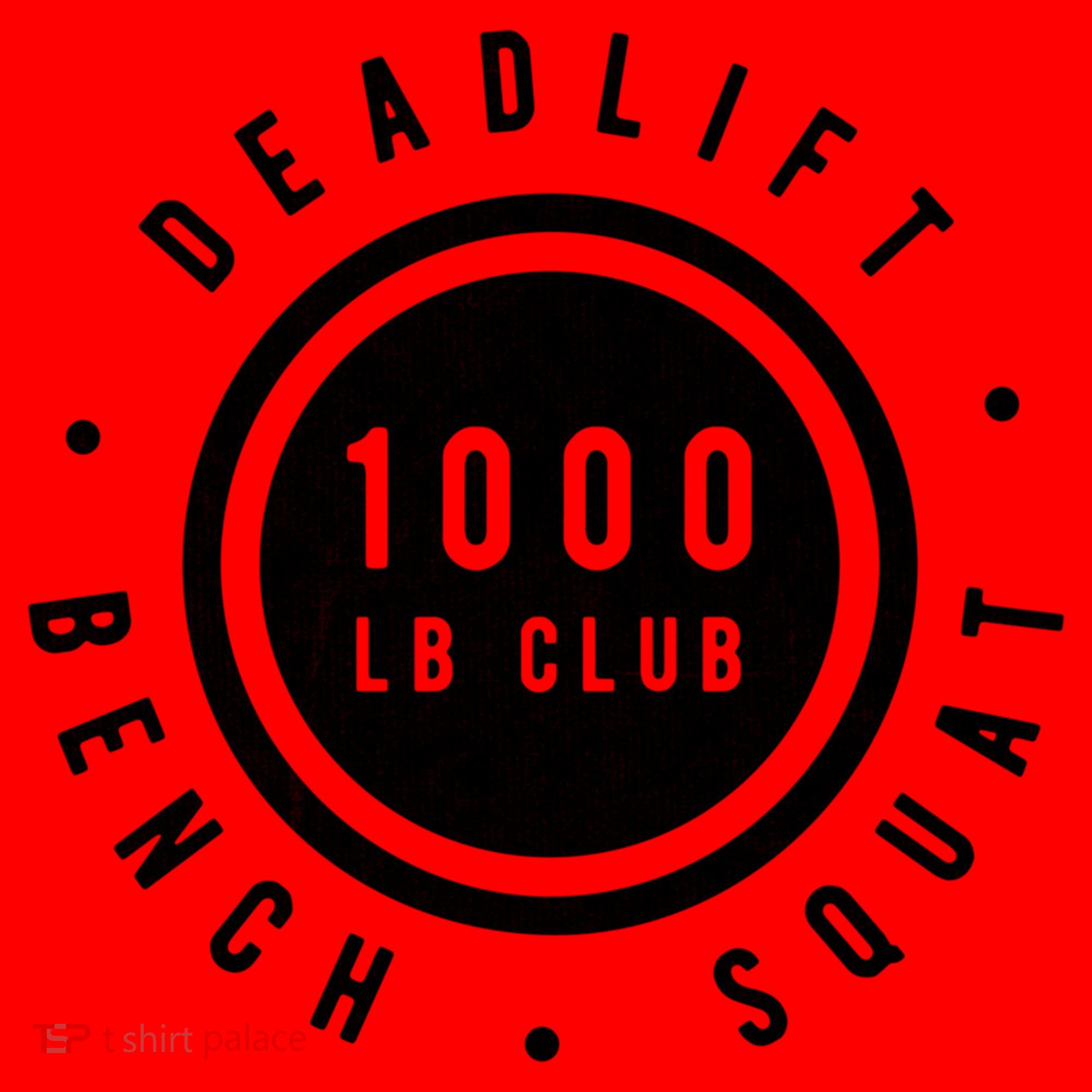 Back Print 1000lb Club Powerlifting Barbell Strong Novelty Cool Gift Santa Hat