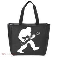 Bigfoot Playing Acoustic Guitar Tote Bag thumb 0