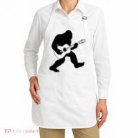 Bigfoot Playing Acoustic Guitar Apron thumb 2