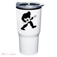 Bigfoot Playing Acoustic Guitar Tumbler thumb 0