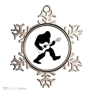 Bigfoot Playing Acoustic Guitar Ornament