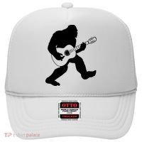 Bigfoot Playing Acoustic Guitar Hat thumb 0
