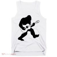 Bigfoot Playing Acoustic Guitar Tank Top thumb 0