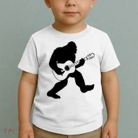 Bigfoot Playing Acoustic Guitar Toddler T-Shirt thumb 2